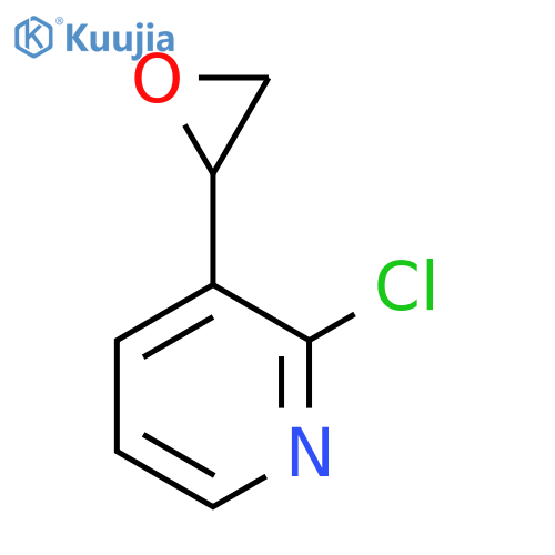 2-chloro-3-(oxiran-2-yl)pyridine structure