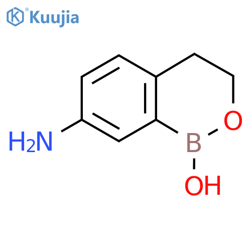7-amino-3,4-dihydro-1H-2,1-benzoxaborinin-1-ol structure