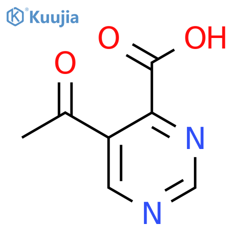 5-Acetylpyrimidine-4-carboxylic acid structure