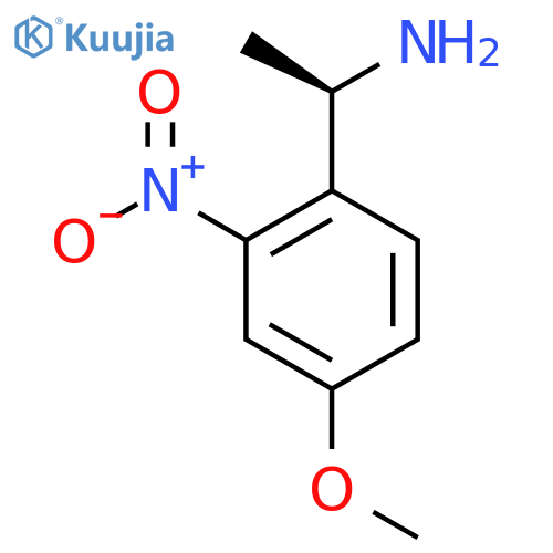 (1R)-1-(4-methoxy-2-nitrophenyl)ethan-1-amine structure