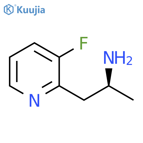 (2S)-1-(3-fluoropyridin-2-yl)propan-2-amine structure