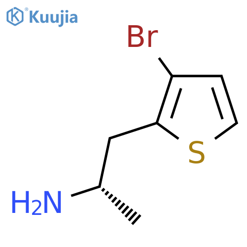 (2S)-1-(3-bromothiophen-2-yl)propan-2-amine structure
