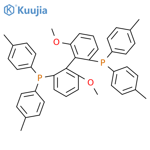 [2-[2-Bis(4-methylphenyl)phosphanyl-6-methoxyphenyl]-3-methoxyphenyl]-bis(4-methylphenyl)phosphane structure