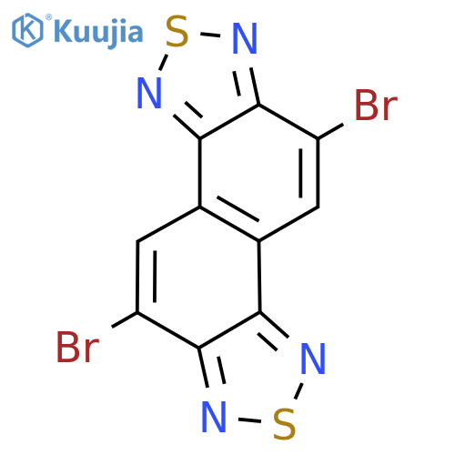 5,10-Dibromonaphtho1,2-c:5,6-c'bis(1,2,5thiadiazole) structure