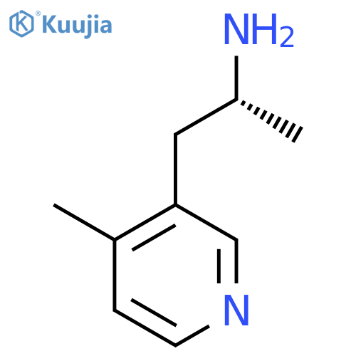 (2R)-1-(4-methylpyridin-3-yl)propan-2-amine structure