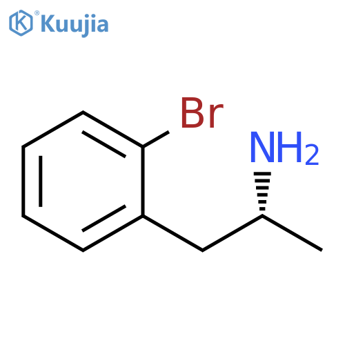 (2R)-1-(2-bromophenyl)propan-2-amine structure