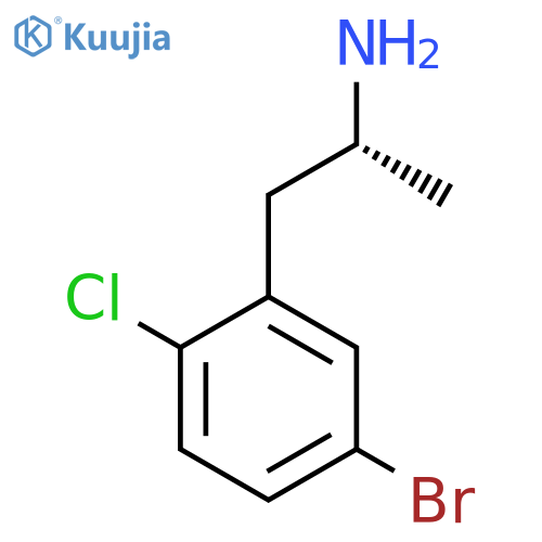 (2R)-1-(5-bromo-2-chlorophenyl)propan-2-amine structure