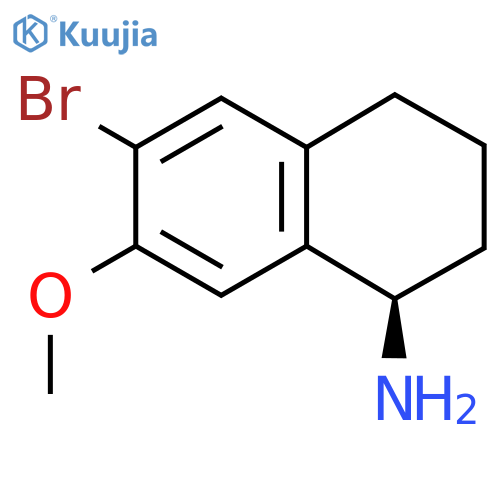 (1R)-6-BROMO-7-METHOXY-1,2,3,4-TETRAHYDRONAPHTHYLAMINE structure