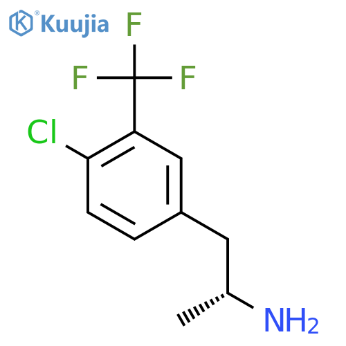 (2R)-1-4-chloro-3-(trifluoromethyl)phenylpropan-2-amine structure