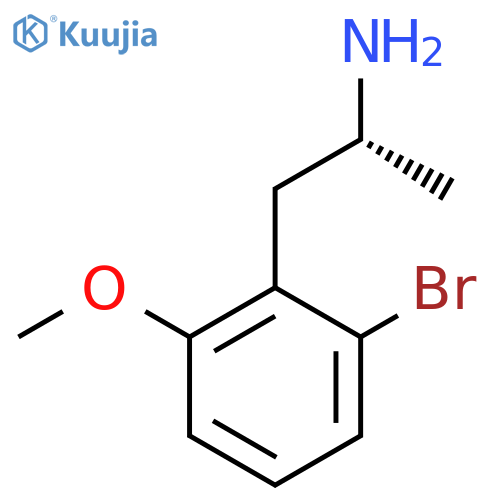 (2R)-1-(2-bromo-6-methoxyphenyl)propan-2-amine structure