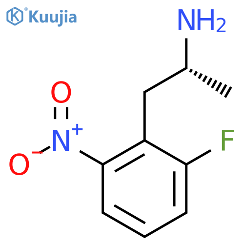 (2R)-1-(2-fluoro-6-nitrophenyl)propan-2-amine structure