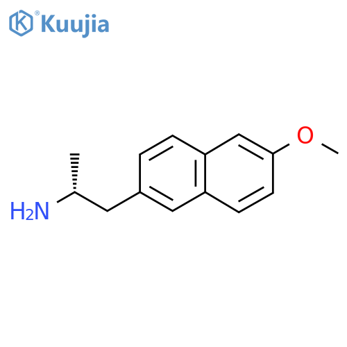 (2R)-1-(6-methoxynaphthalen-2-yl)propan-2-amine structure