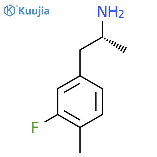 (2R)-1-(3-fluoro-4-methylphenyl)propan-2-amine structure