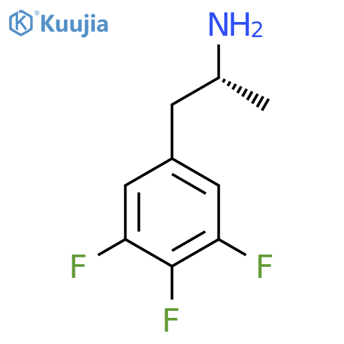 (2R)-1-(3,4,5-trifluorophenyl)propan-2-amine structure