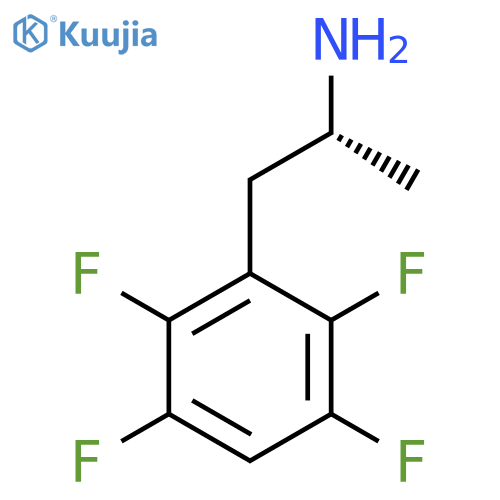 (2R)-1-(2,3,5,6-tetrafluorophenyl)propan-2-amine structure