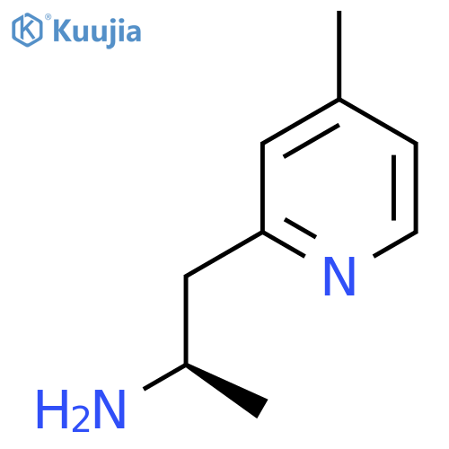 (2R)-1-(4-methylpyridin-2-yl)propan-2-amine structure