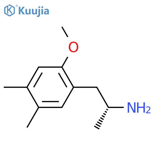 (2R)-1-(2-methoxy-4,5-dimethylphenyl)propan-2-amine structure