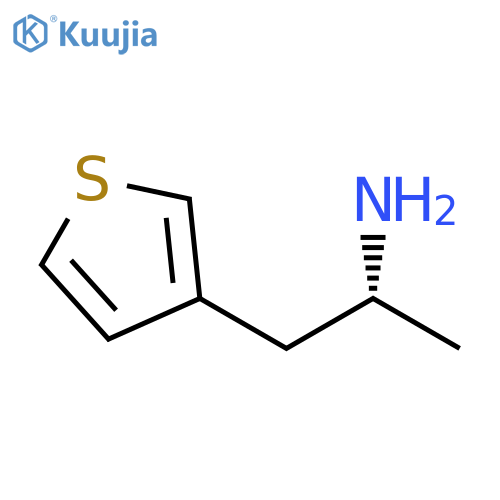(2R)-1-(thiophen-3-yl)propan-2-amine structure