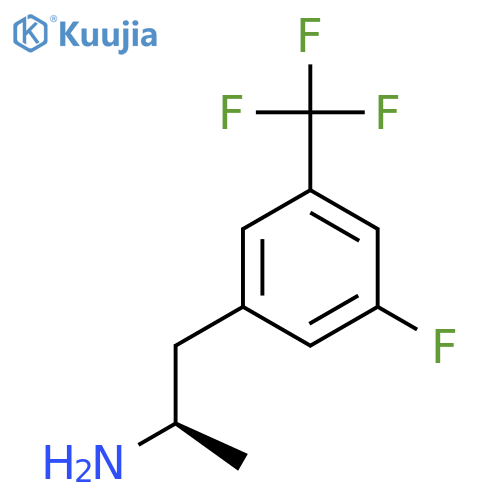 (2R)-1-3-fluoro-5-(trifluoromethyl)phenylpropan-2-amine structure