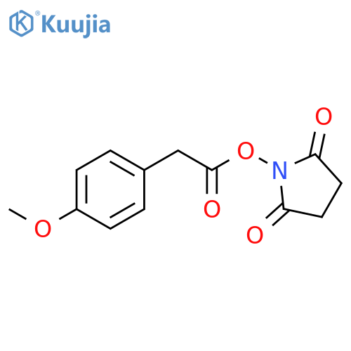 2,5-Pyrrolidinedione, 1-[[(4-methoxyphenyl)acetyl]oxy]- structure