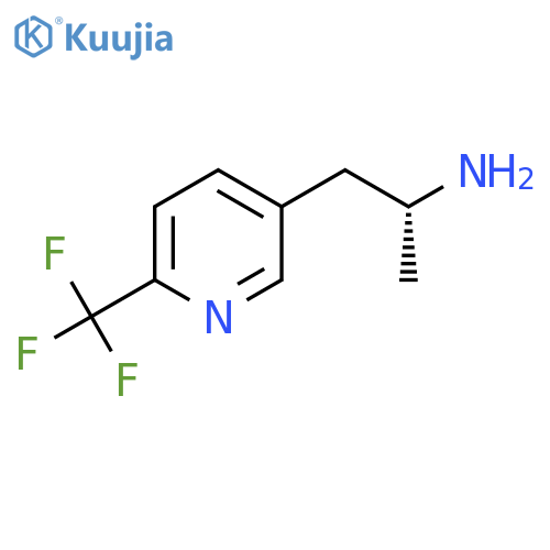 (2R)-1-6-(trifluoromethyl)pyridin-3-ylpropan-2-amine structure