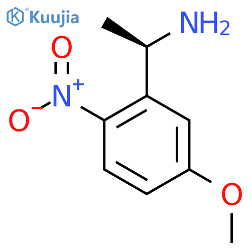 (1R)-1-(5-methoxy-2-nitrophenyl)ethan-1-amine structure