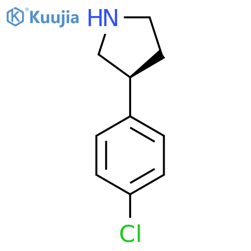 (3S)-3-(4-Chlorophenyl)pyrrolidine structure