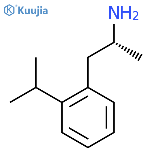 (2R)-1-2-(propan-2-yl)phenylpropan-2-amine structure