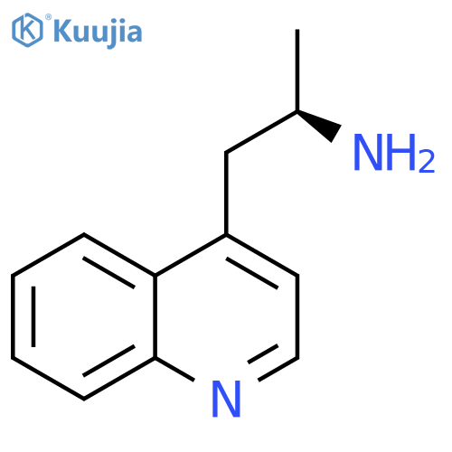 (2R)-1-(quinolin-4-yl)propan-2-amine structure