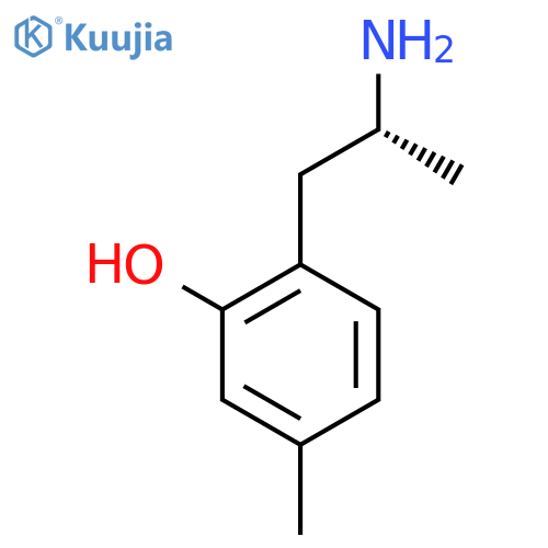 2-(2R)-2-aminopropyl-5-methylphenol structure