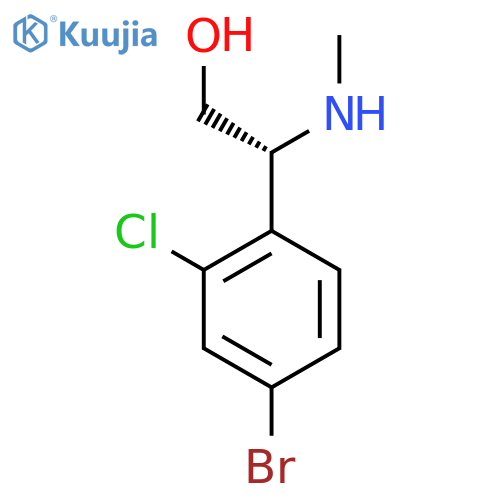 (2R)-2-(4-BROMO-2-CHLOROPHENYL)-2-(METHYLAMINO)ETHAN-1-OL structure