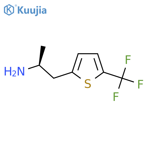 (2S)-1-5-(trifluoromethyl)thiophen-2-ylpropan-2-amine structure