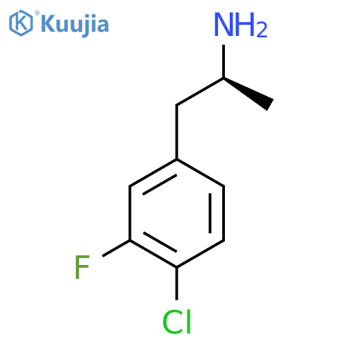 (2S)-1-(4-chloro-3-fluorophenyl)propan-2-amine structure