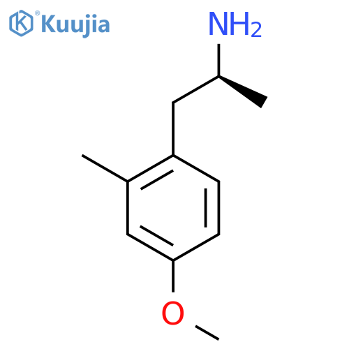 (2S)-1-(4-methoxy-2-methylphenyl)propan-2-amine structure