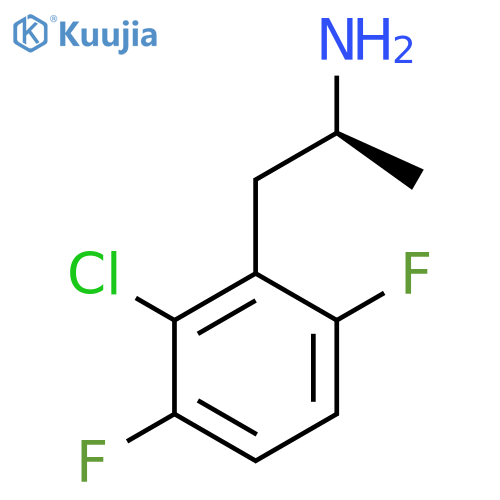 (2S)-1-(2-chloro-3,6-difluorophenyl)propan-2-amine structure
