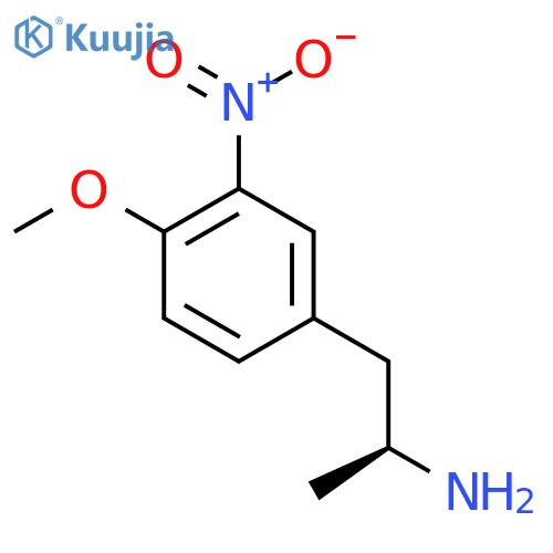 (2S)-1-(4-methoxy-3-nitrophenyl)propan-2-amine structure