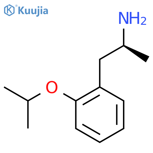 (2S)-1-2-(propan-2-yloxy)phenylpropan-2-amine structure