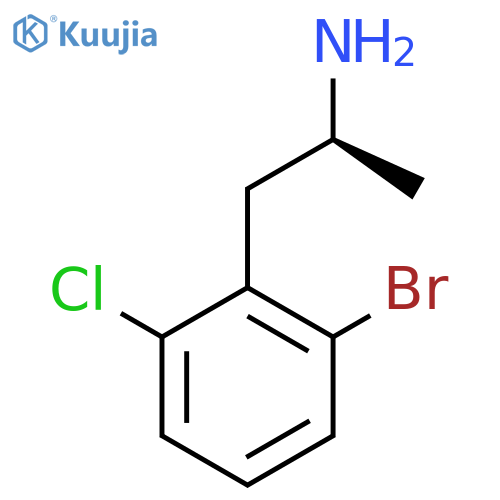 (2S)-1-(2-bromo-6-chlorophenyl)propan-2-amine structure