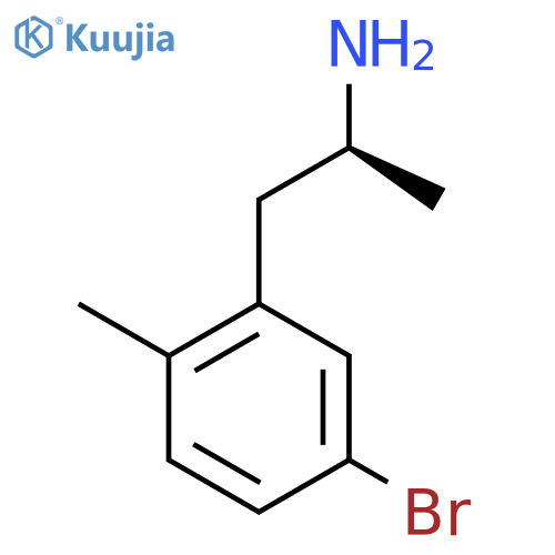 (2S)-1-(5-bromo-2-methylphenyl)propan-2-amine structure