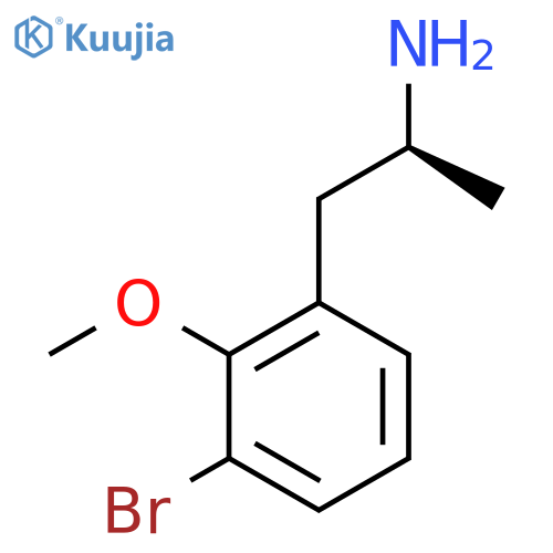 (2S)-1-(3-bromo-2-methoxyphenyl)propan-2-amine structure