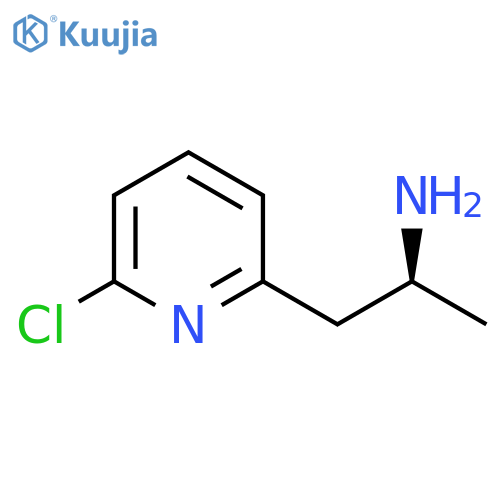 (2S)-1-(6-chloropyridin-2-yl)propan-2-amine structure
