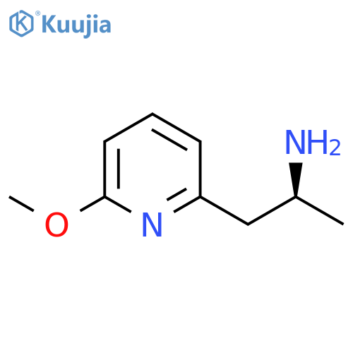 (2S)-1-(6-methoxypyridin-2-yl)propan-2-amine structure