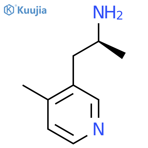 (2S)-1-(4-methylpyridin-3-yl)propan-2-amine structure