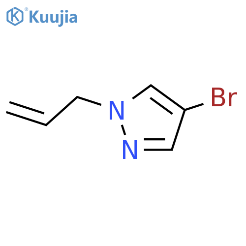 4-bromo-1-(prop-2-en-1-yl)-1H-pyrazole structure