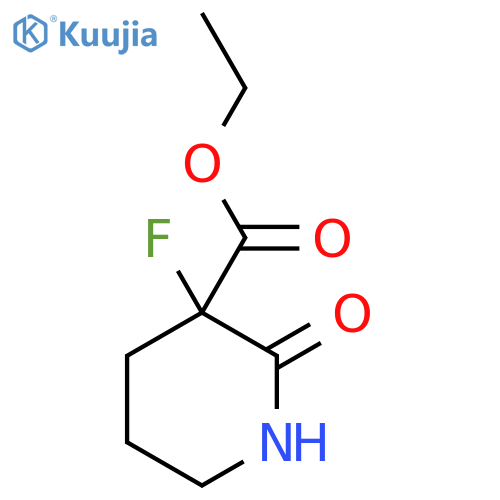 Ethyl 3-fluoro-2-oxopiperidine-3-carboxylate structure