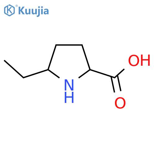 5-ethylpyrrolidine-2-carboxylic acid structure