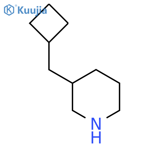 3-(cyclobutylmethyl)piperidine structure