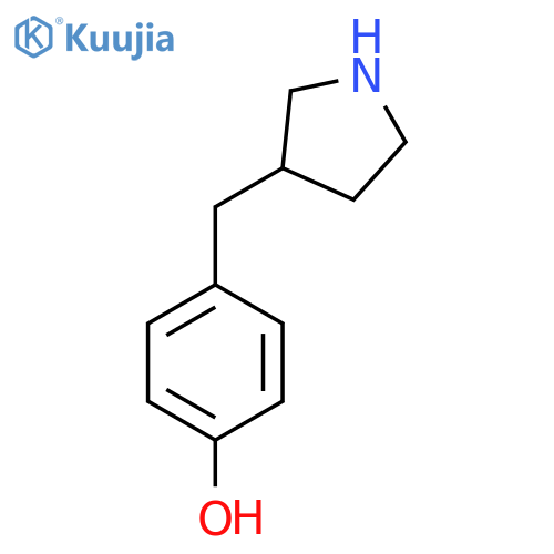 4-(pyrrolidin-3-yl)methylphenol structure