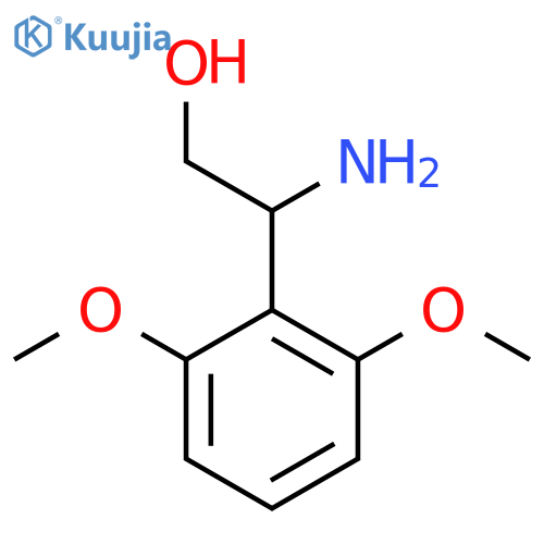 2-amino-2-(2,6-dimethoxyphenyl)ethan-1-ol structure