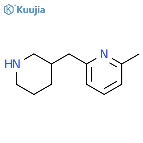2-methyl-6-(piperidin-3-yl)methylpyridine structure